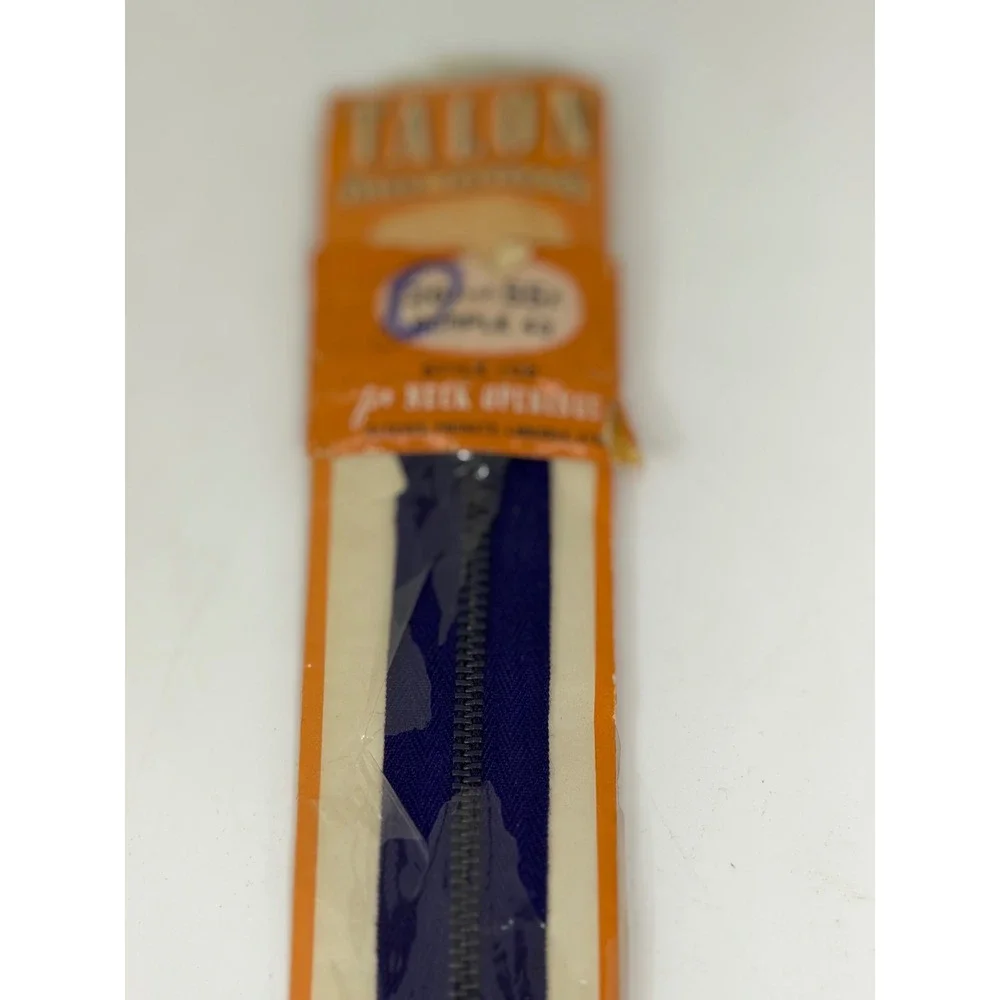 VTG Talon Zipper Purple Style 108 Neck Opening Locking Type 26